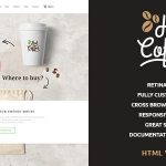 دانلود قالب سایت Hot Coffee - قالب HTML کافه و رستوران حرفه ای