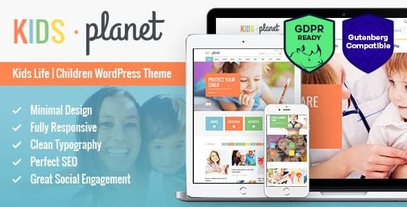 دانلود قالب وردپرس Kids Planet - پوسته مهد کودک و خانه بازی کودکان وردپرس