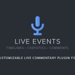 دانلود افزونه وردپرس Live Events - افزونه پیشرفته و حرفه ای مدیریت رویداد