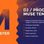 دانلود قالب میوز MixMaster - قالب حرفه ای و واکنش گرا Adobe Muse