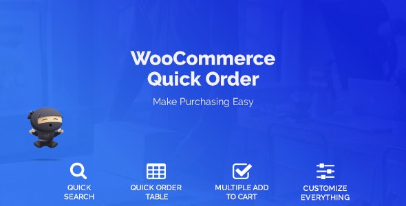 دانلود افزونه ووکامرس WooCommerce Quick Order