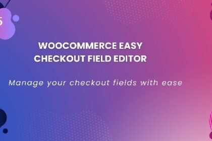 دانلود افزونه ووکامرس Woocommerce Easy Checkout Field Editor
