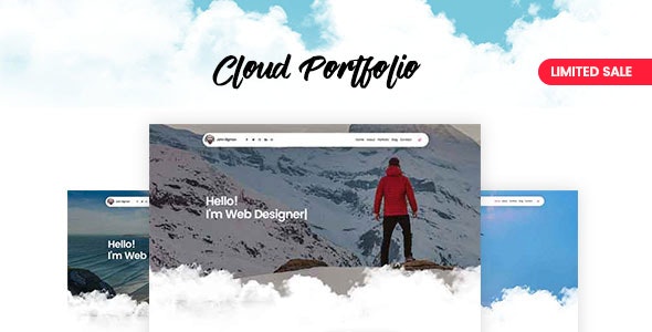 دانلود قالب سایت Cloud - قالب فوق العاده و خلاقانه HTML