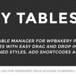 دانلود افزونه وردپرس Easy Tables - افزودنی صفحه ساز WPBakery