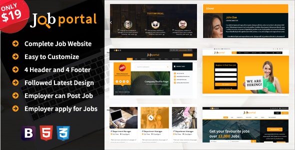 دانلود اسکریپت Job Portal - اسکریپت جستجو و لیست مشاغل حرفه ای