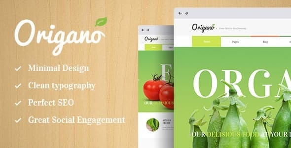 دانلود قالب وردپرس Origano - پوسته ارائه محصولات ارگانیک و طبیعی وردپرس