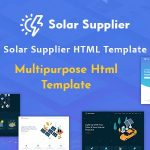 دانلود قالب سایت Solar Supplier - قالب شرکتی و کسب و کار HTML