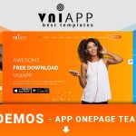 دانلود قالب سایت VniApp - قالب معرفی و ارائه اپلیکیشن HTML