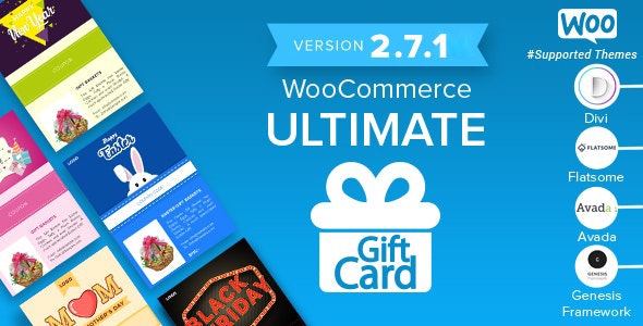 دانلود افزونه ووکامرس WooCommerce Ultimate Gift Card