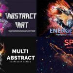 مجموعه 4 اکشن فتوشاپ Abstract Art - نسخه اورجینال و خریداری شده