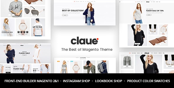 دانلود قالب مجنتو Claue - قالب فروشگاهی و فوق العاده Claue برای مجنتو