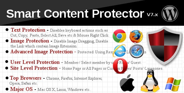 دانلود افزونه وردپرس Smart Content Protector - افزونه محافظت از محتوای وردپرس
