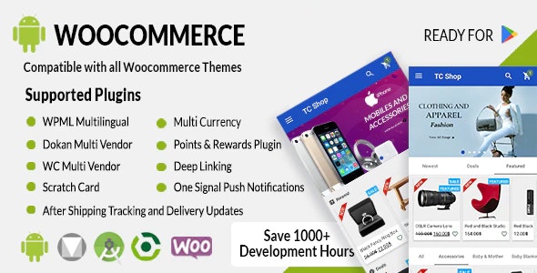 دانلود اپلیکیشن سورس Android Woocommerce - پکیج موبایل پیشرفته فروشگاهی