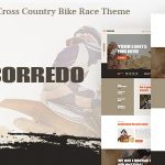 دانلود قالب وردپرس Corredo - پوسته مسابقات دوچرخه سواری و ورزشی وردپرس