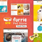 دانلود قالب فروشگاهی Furrie - پوسته فروشگاه محصولات حیوانات خانگی شاپیفای