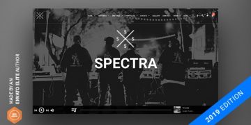 دانلود قالب وردپرس Spectra - پوسته موسیقی و موزیک حرفه ای وردپرس