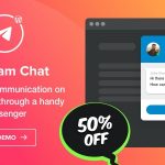 دانلود افزونه وردپرس Telegram Chat Plugin - افزونه چت تلگرام برای وردپرس