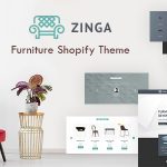 دانلود قالب فروشگاهی Zinga - قالب فروشگاه لوازم خانگی و مبلمان شاپیفای