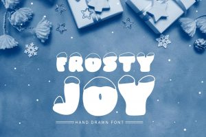 دانلود فونت بسیار زیبا و جذاب Frosty Joy - به همراه نسخه وب فونت