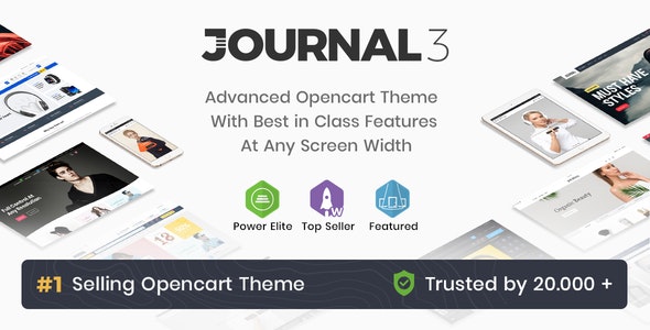 دانلود قالب اپن کارت Journal - قالب فروشگاهی پیشرفته و حرفه ای OpenCart