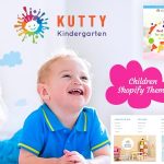 دانلود قالب فروشگاهی Kutty Kids - قالب فروشگاه لوازم کودکان شاپیفای