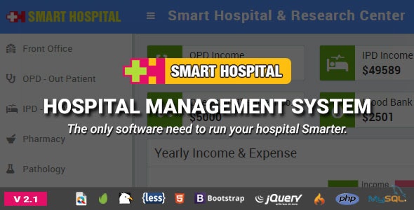 دانلود اسکریپت Smart Hospital - اسکریپت مدیریت سیستم بیمارستان