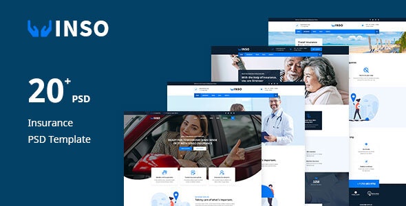 دانلود قالب سایت Vinso - قالب لایه باز شرکتی و کسب و کار PSD