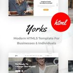 دانلود قالب سایت Yorks - قالب شرکتی مدرن و جذاب HTML