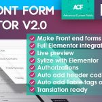 دانلود افزونه وردپرس ACF Front Form - افزودنی صفحه ساز المنتور