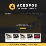 دانلود قالب سایت Acropos - قالب خرید و فروش ماشین و خودرو HTML