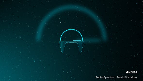 دانلود پروژه افتر افکت Audio Spectrum Music Visualizer