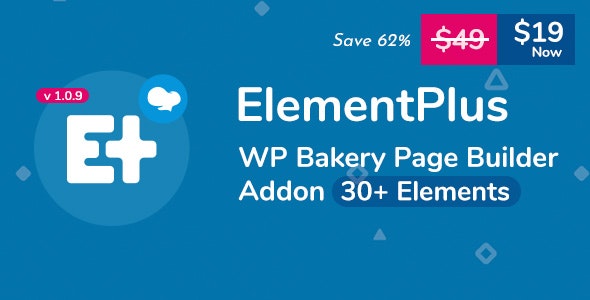 دانلود افزونه وردپرس Element Plus - افزودنی حرفه ای صفحه ساز WPBakery