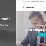 دانلود قالب ایمیل Fince Mail - قالب شرکتی و کسب و کار حرفه ای ایمیل