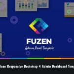 دانلود قالب سایت Fuzen - قالب مدیریت و داشبورد مدرن بوت استرپ 4