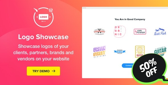 دانلود افزونه وردپرس Logo Showcase - ایجاد و مدیریت لوگو در وردپرس