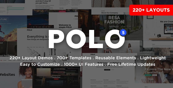 دانلود قالب سایت Polo - قالب چند منظوره و کسب و کار HTML5