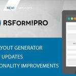 دانلود افزونه جوملا RSForm!Pro - فرم ساز حرفه ای و پیشرفته جوملا
