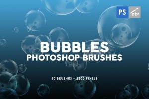 دانلود مجموعه براش 50 Bubble Photoshop Stamp Brushes