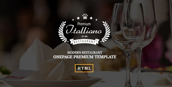 دانلود قالب سایت Italliano - قالب رستوران حرفه ای و واکنش گرا HTML