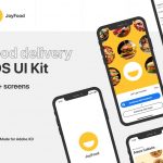 دانلود UI Kit اپلیکیشن موبایل JoyFood - اپلیکیشن iOS سفارش غذا