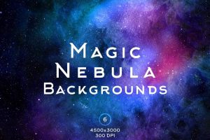 دانلود مجموعه پس زمینه حرفه ای Magic Nebula - مجموعه 6 عددی بکگراند