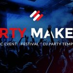 دانلود قالب میوز Party Makers - قالب موزیک و سرگرمی حرفه ای Adobe Muse