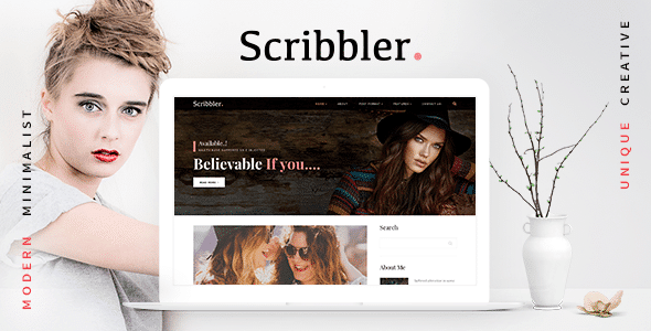 دانلود قالب سایت Scribbler - قالب وبلاگ و تکنولوژی حرفه ای HTML