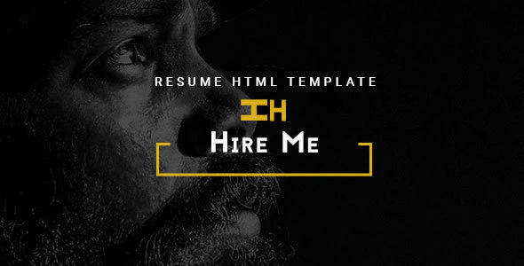 دانلود قالب سایت Hire Me - قالب رزومه کاری و سایت شخصی HTML