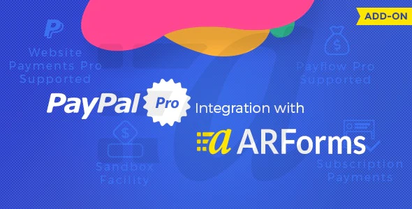 دانلود افزودنی Paypal Pro برای افزونه وردپرس Arforms