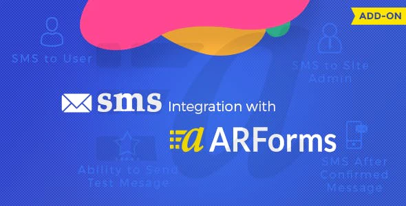 دانلود افزودنی SMS و پیامک برای افزونه وردپرس Arforms