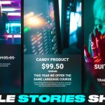 دانلود پروژه افتر افکت Sale Online Shop Stories - مجموعه استوری های اینستاگرام