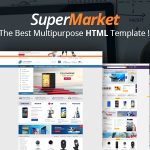 دانلود قالب سایت SuperMarket - قالب فروشگاهی حرفه ای HTML