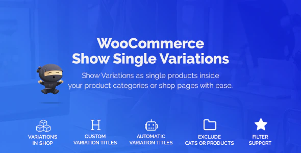دانلود افزونه ووکامرس WooCommerce Show Variations as Single Products