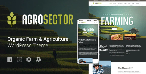 دانلود قالب وردپرس Agrosector - پوسته کشاورزی و محصولات ارگانیک وردپرس